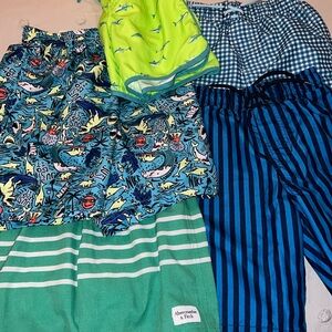 Boys sz 7/8 swim trunk lot, like new condition 🌊 Nike, Abercrombie, beach bros